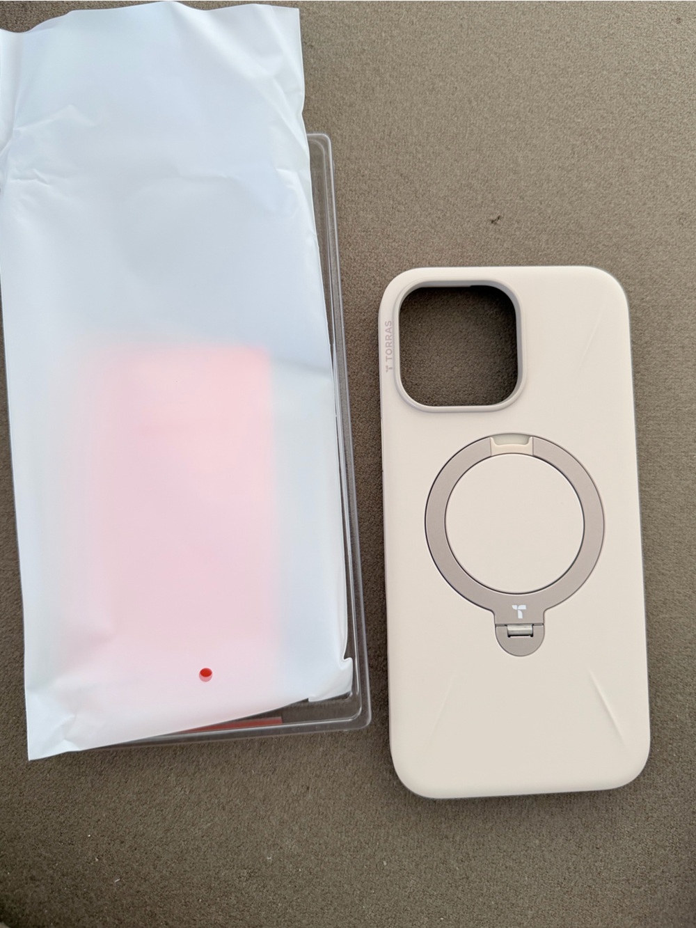 iPhone 16 Pro Max Dune Beige Stand Case
